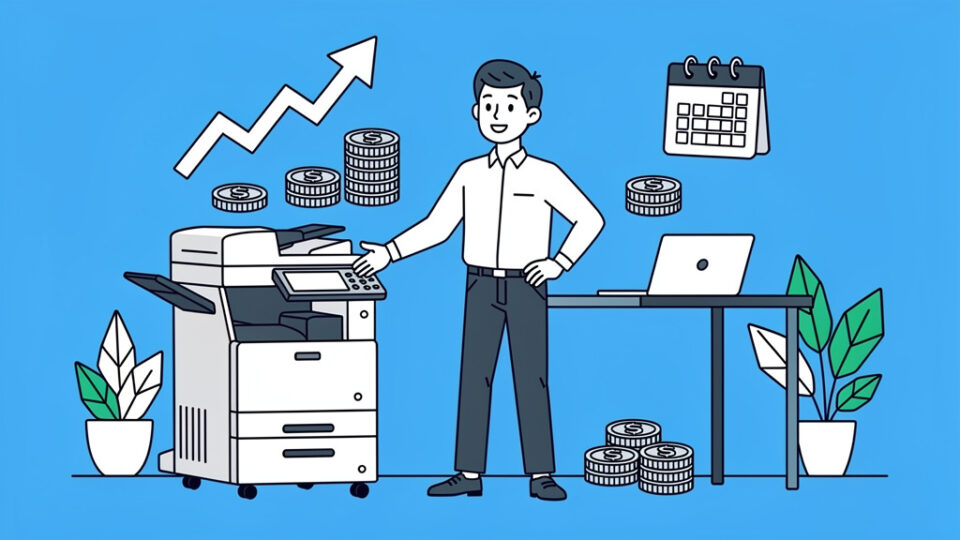 Korzyści z najmu długoterminowego maszyn biurowych dla startupów