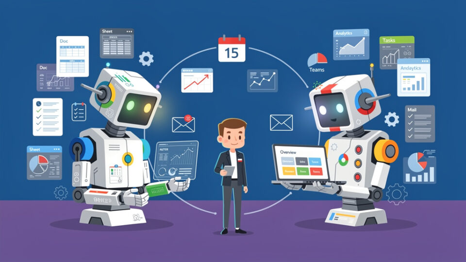 Microsoft 365 Copilot vs Google Gemini: Który asystent AI lepiej zarządza firmą?